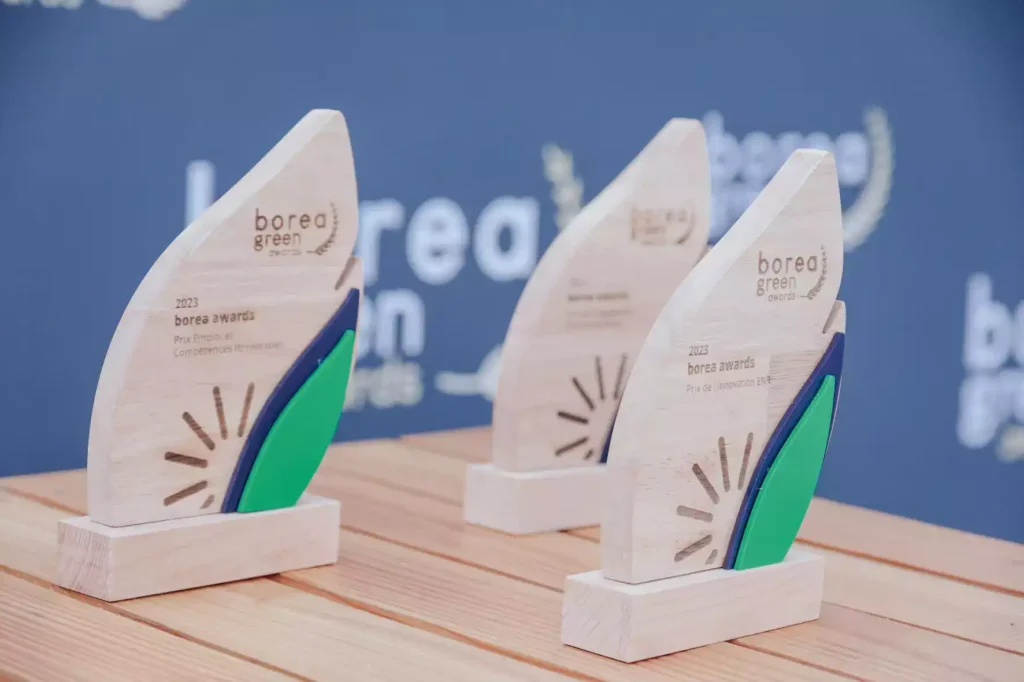 Trophées des borea green awards.